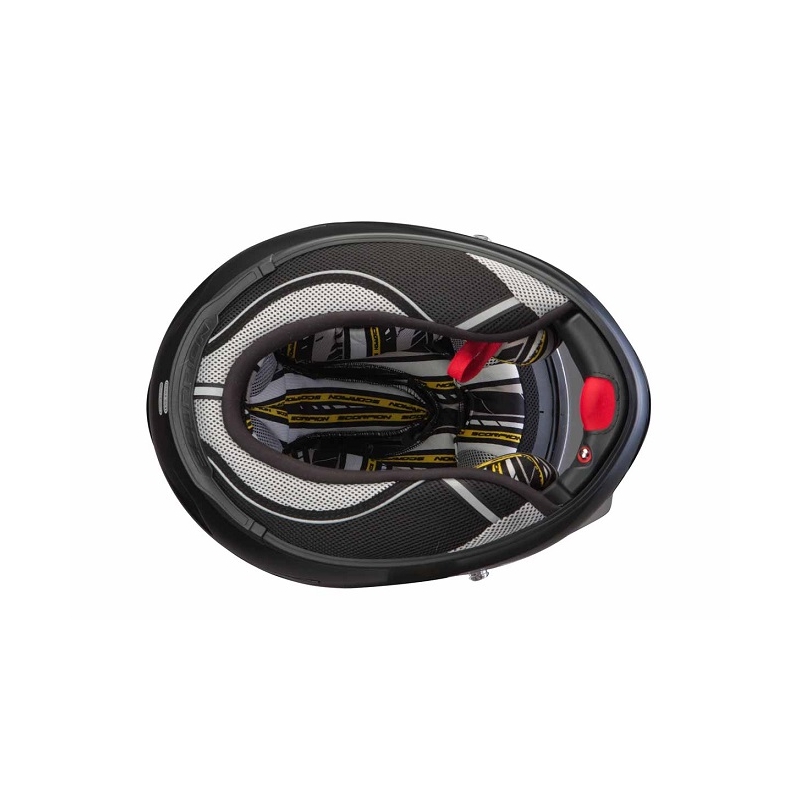 Integrált sisak Scorpion EXO-2000 Ipsum fekete-fehér akció kiárusítás